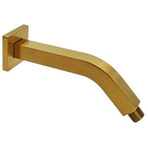 Aquaiaw Square Shower Arm and Anti-Scratch O-Ring Flange, 8 inch, Solid...